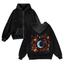 The Cosmic Rush Unisex Washed Cotton Zip Up Hoodie