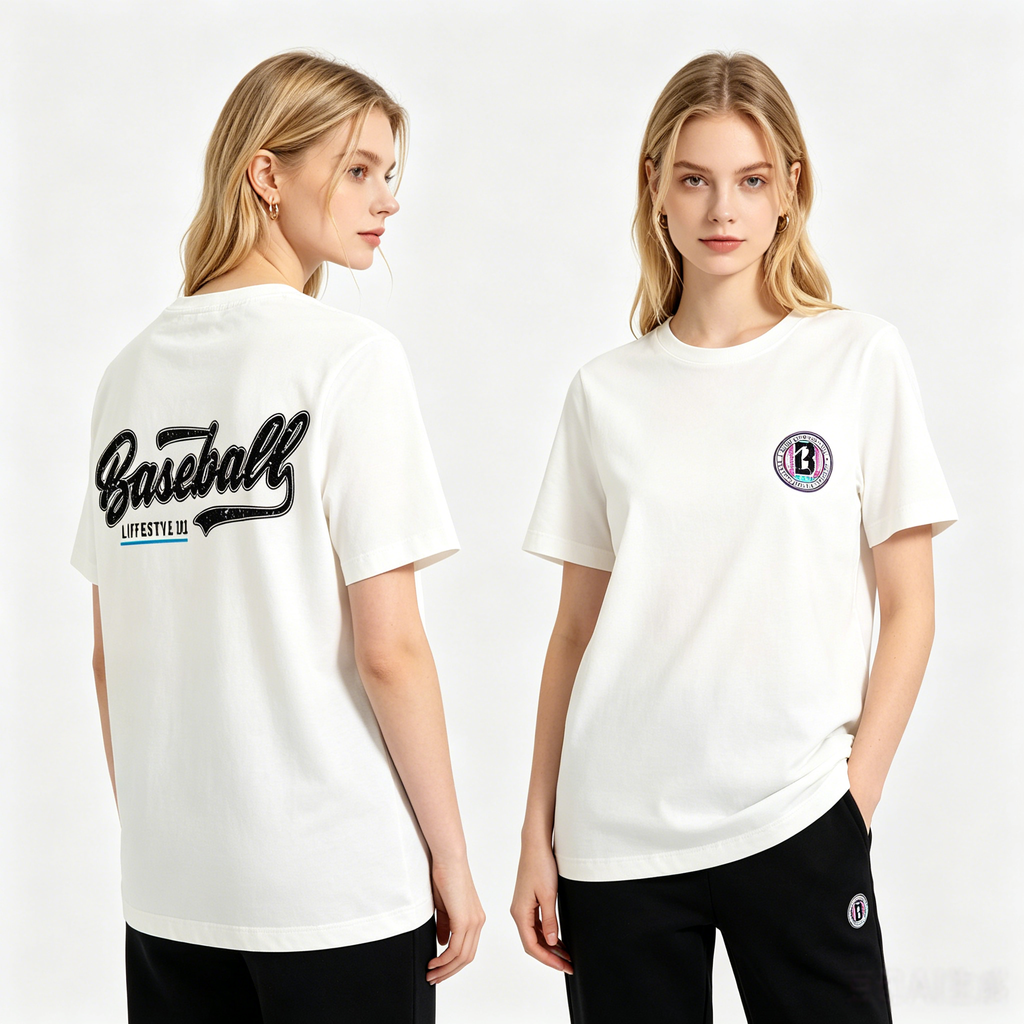 Splatter Lightweight Youth Tee - White/Galaxy