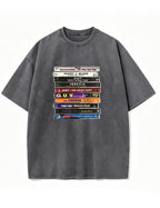 Vintage Washed 90s R&B Cassette Tape Graphic T Shirt