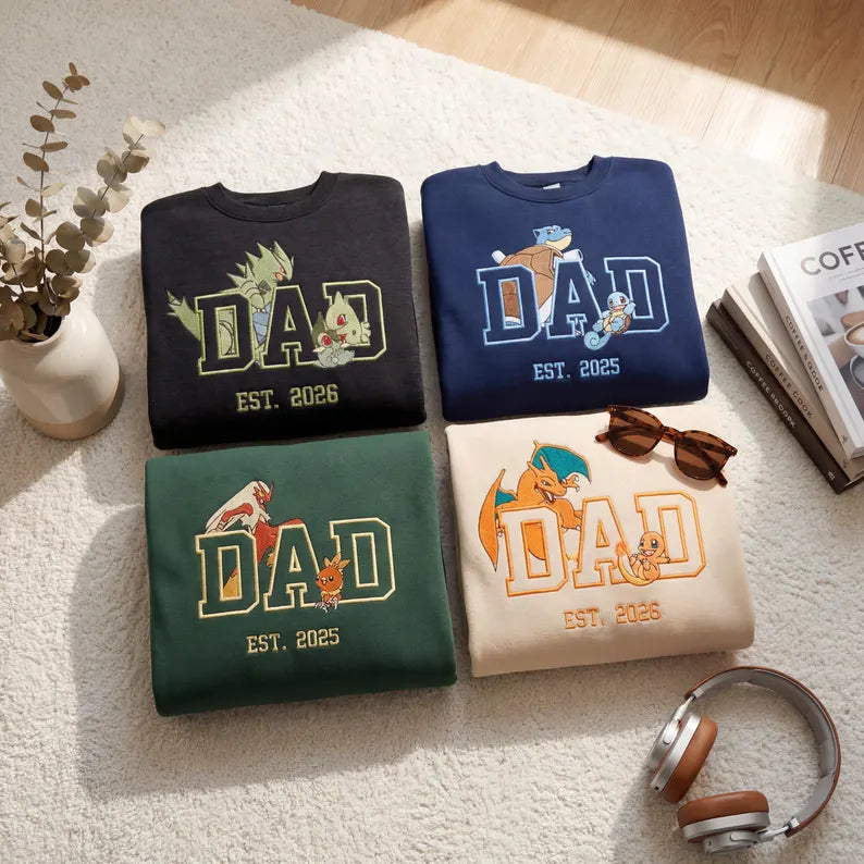 Personalized PokaDad Character Hoodie
