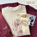 Anniversary Custom Embroidered SweatshirtGifts for parents-Gift For Custom