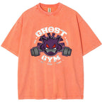 Grunge Ghost Gym Gengar Wash Vintage Tee | Pokemon Anime
