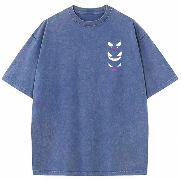 Crystal Ghost Evolution Full Back Graphic Tee | Pokemon Anime