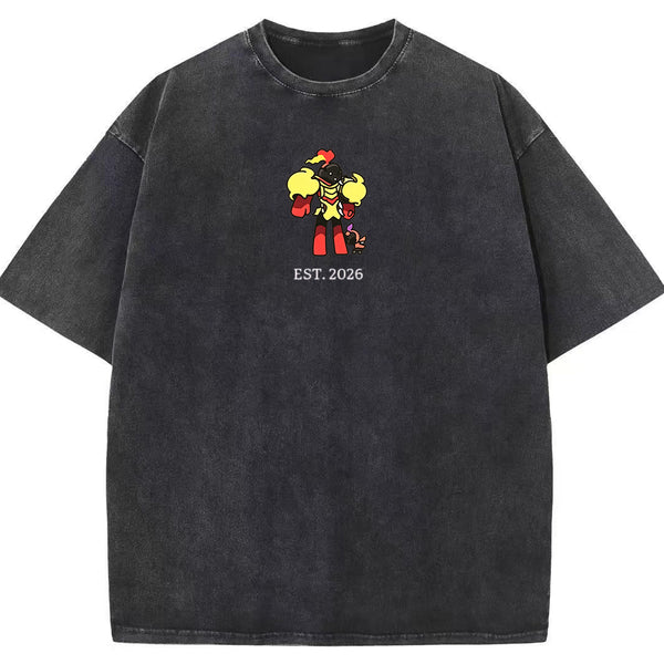 Cute Parent & Kid Armarouge Vintage Washed T-Shirt