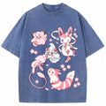 Pink Fairy Type Evolution Squad Cartoon Tee | Pokemon Anime