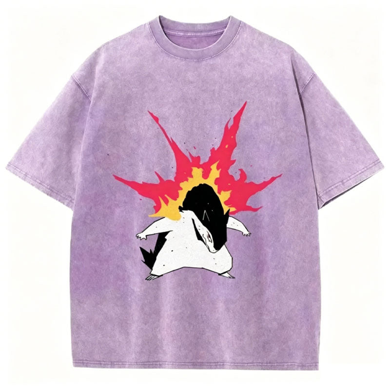 Pokémon Typhlosion Unisex Vintage Washed Tee Main image