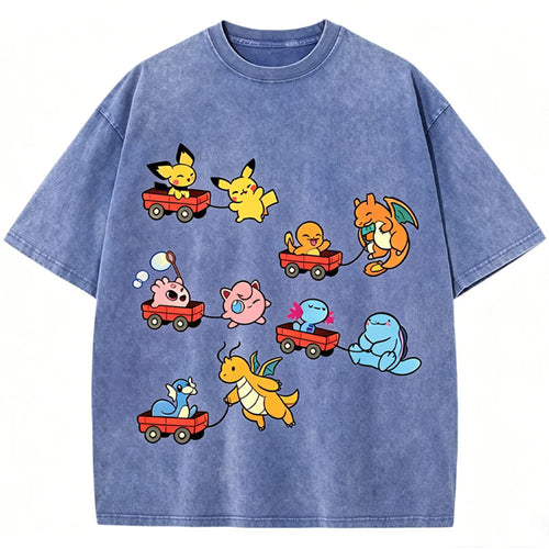 Pokémon Advanced Form Unisex Vintage Washed Tee