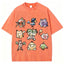 Cute Chibi Pokemon Unisex Vintage Washed Tee