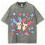 Pokémon Plusle And Minions Unisex Vintage Washed Tee