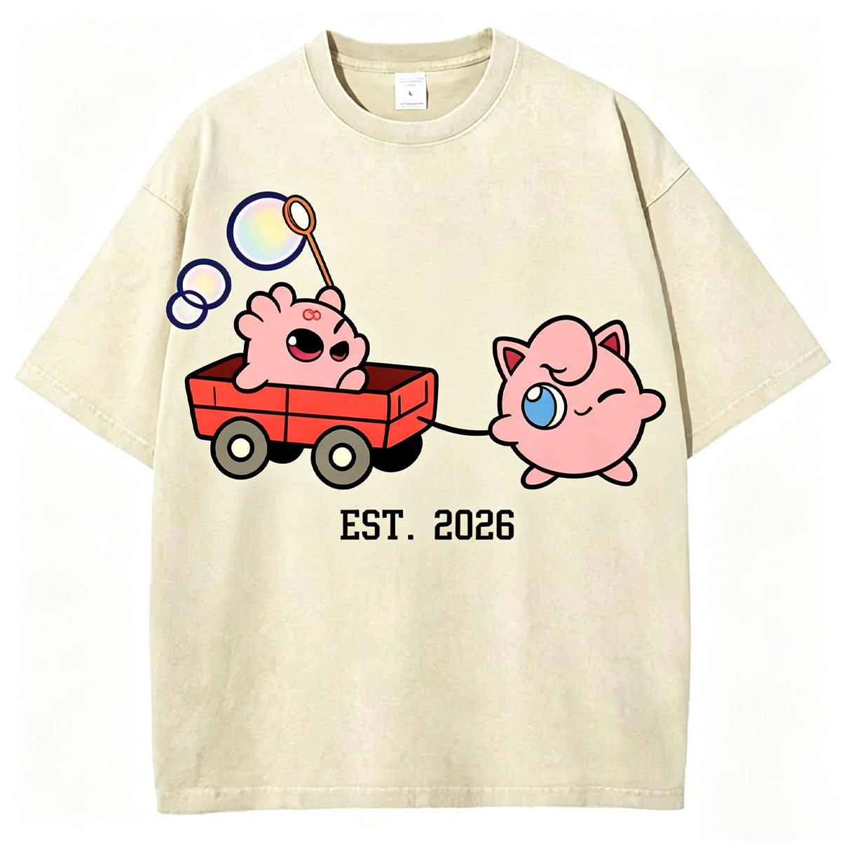 [Copy]Pokémon Advanced Form Unisex Vintage Washed Tee
