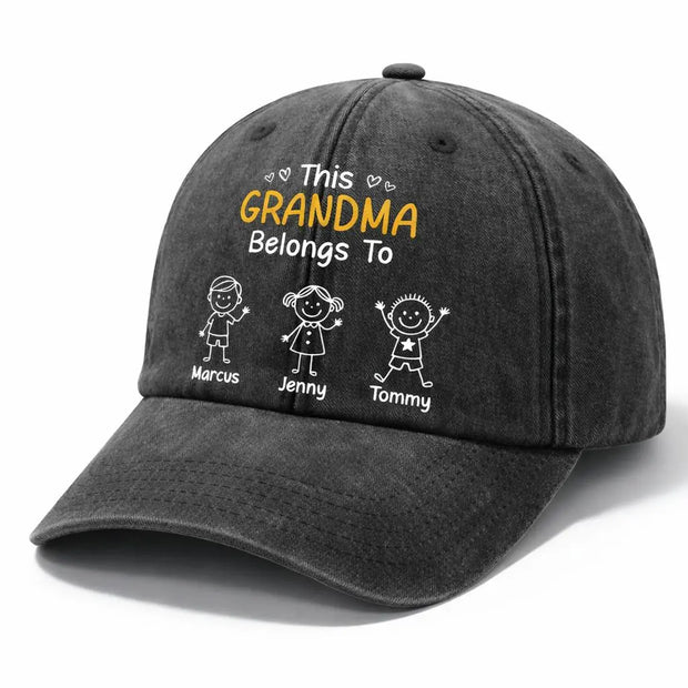 Grandma Belong To Custom Cap Secondary image