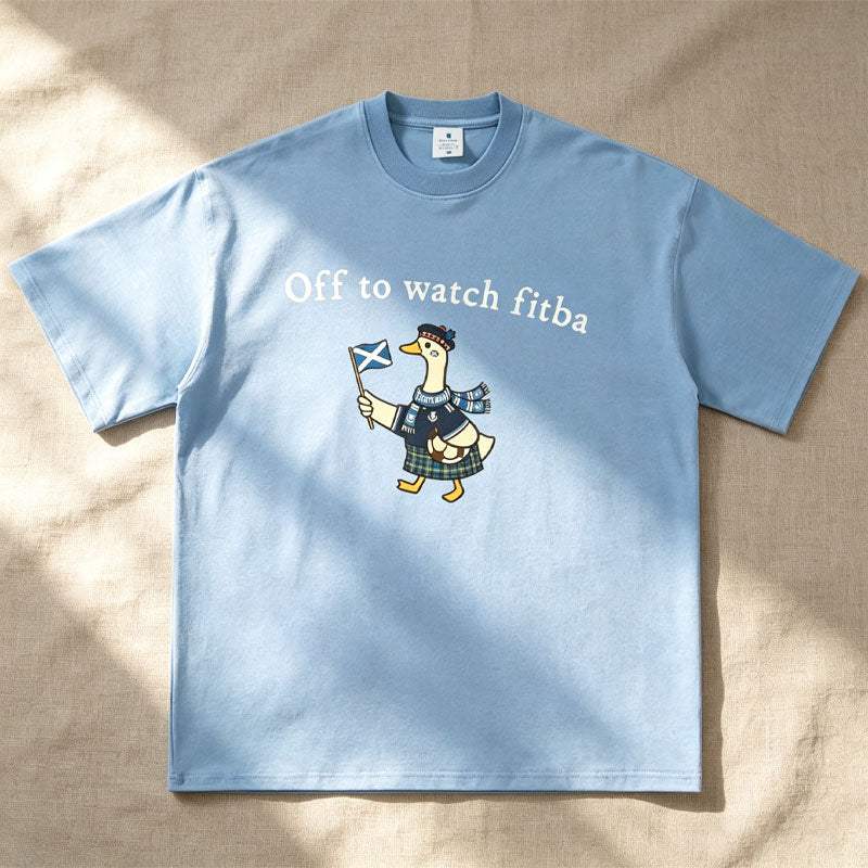 Off To Watch Fitba T-Shirt Main image