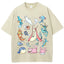 Aquatic Water Pokemon Collage Vintage Washed T-Shirt | Pokemon Anime