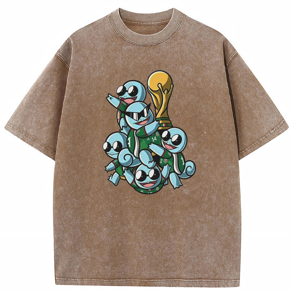 2026 World Cup Pokemon Mexico Squirtle Squad Graphic Tee