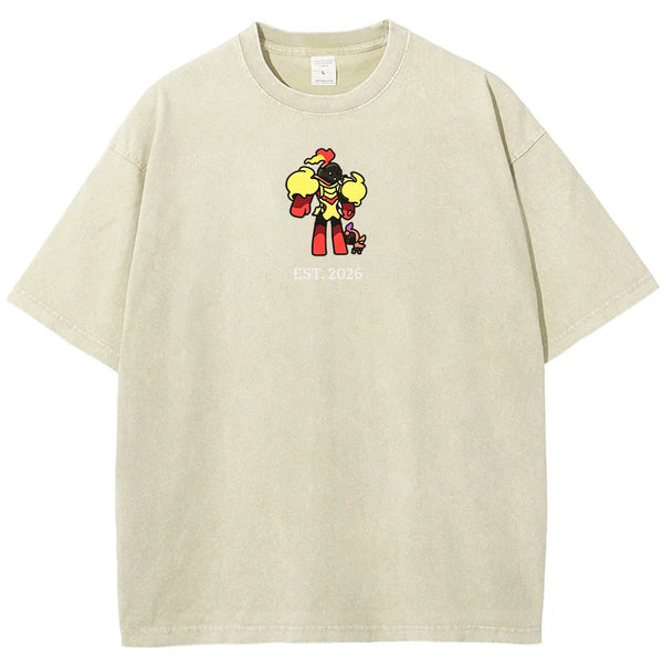Cute Parent & Kid Armarouge Vintage Washed T-Shirt