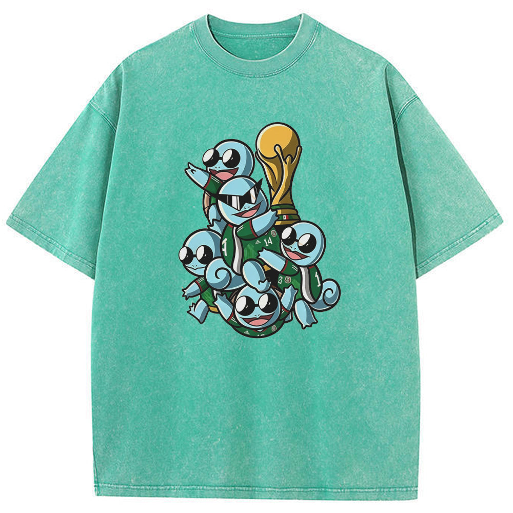 2026 World Cup Pokemon Mexico Squirtle Squad Graphic Tee