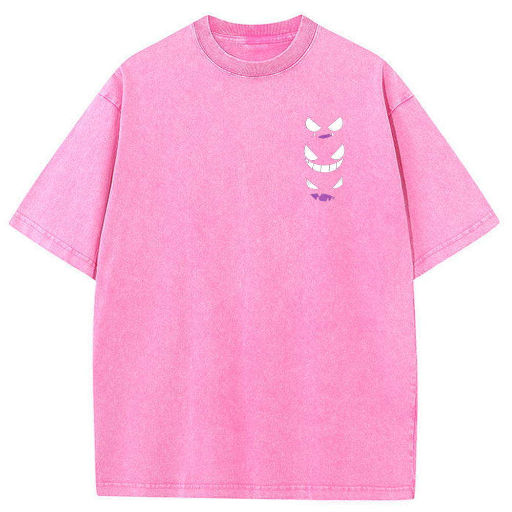 Crystal Ghost Evolution Full Back Graphic Tee | Pokemon Anime
