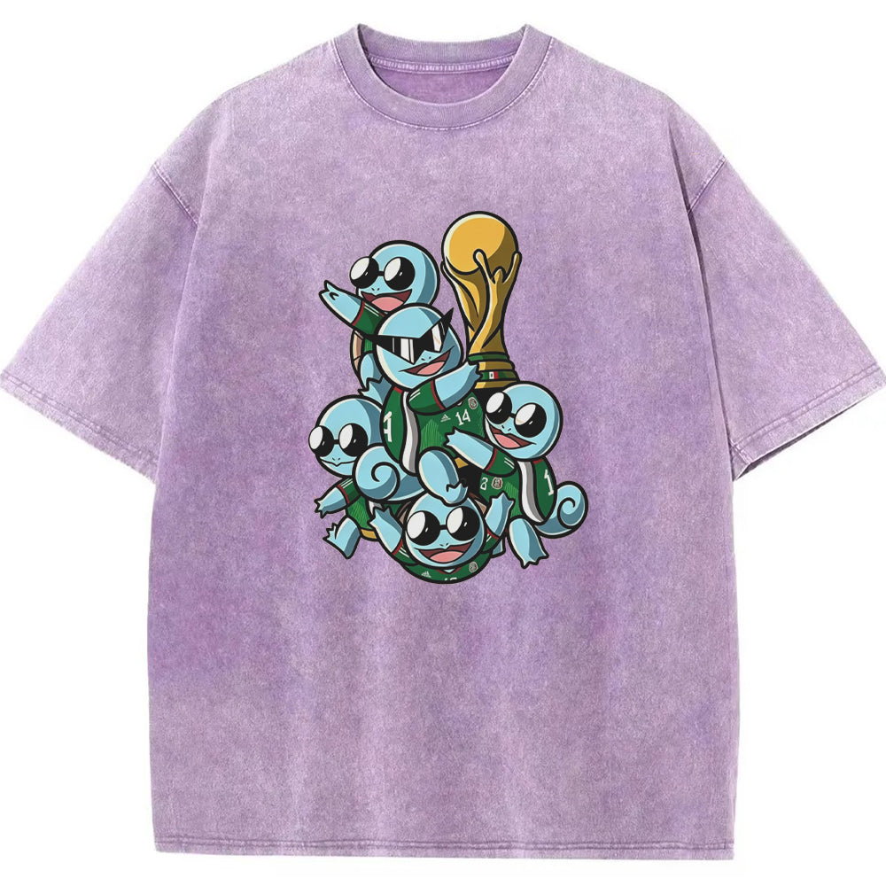2026 World Cup Pokemon Mexico Squirtle Squad Graphic Tee
