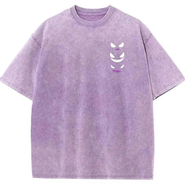Crystal Ghost Evolution Full Back Graphic Tee | Pokemon Anime