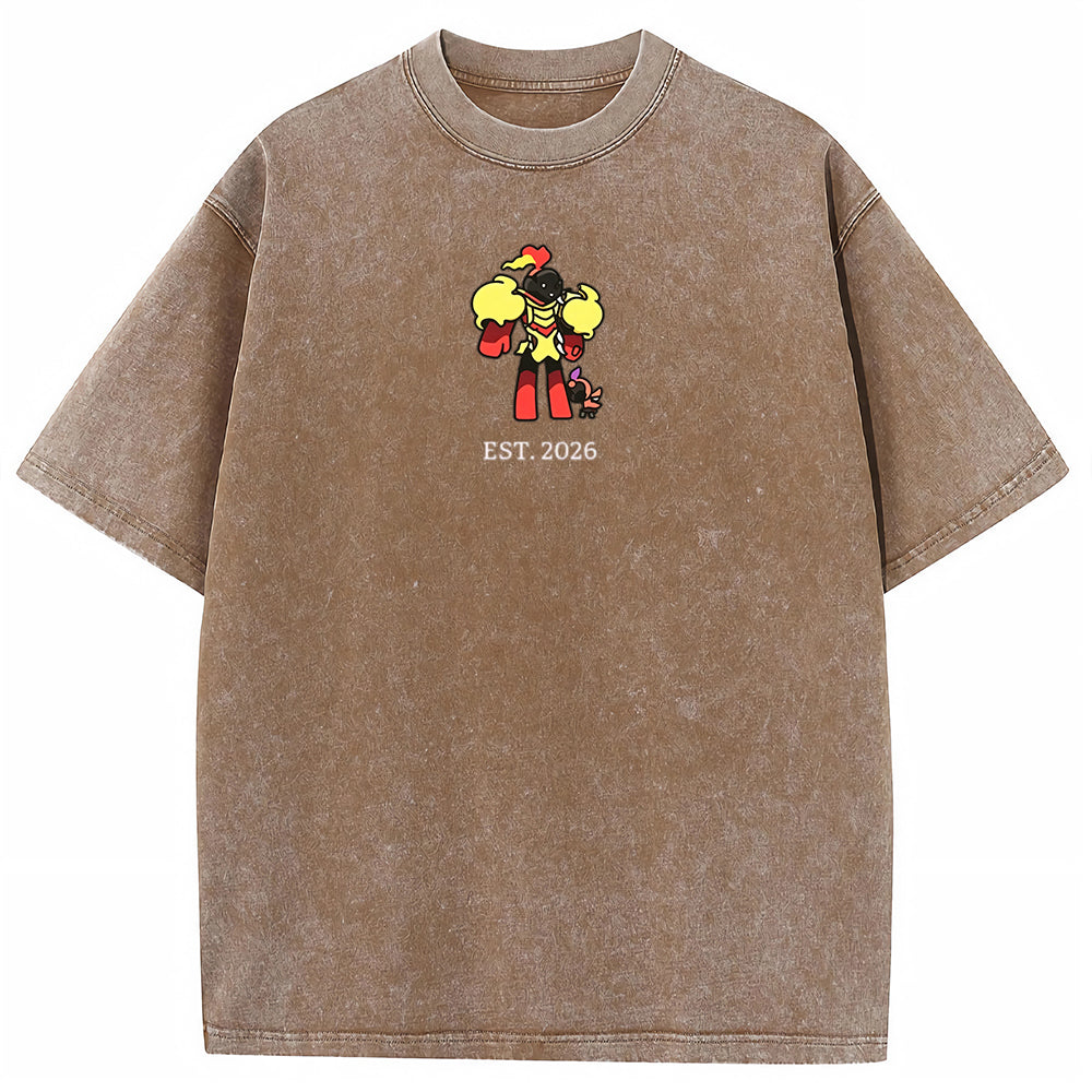 Cute Parent & Kid Armarouge Vintage Washed T-Shirt