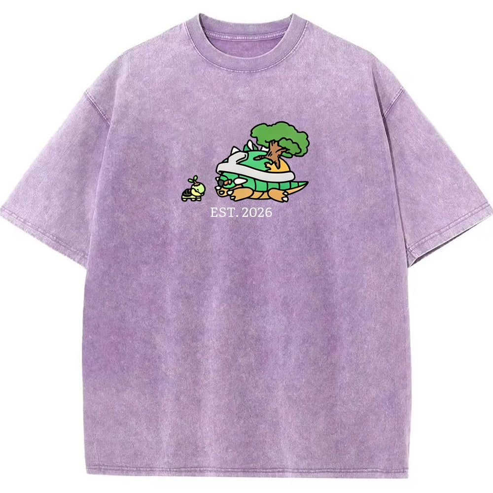 Cute Parent & Kid Torterra Vintage Washed T-Shirt Secondary image