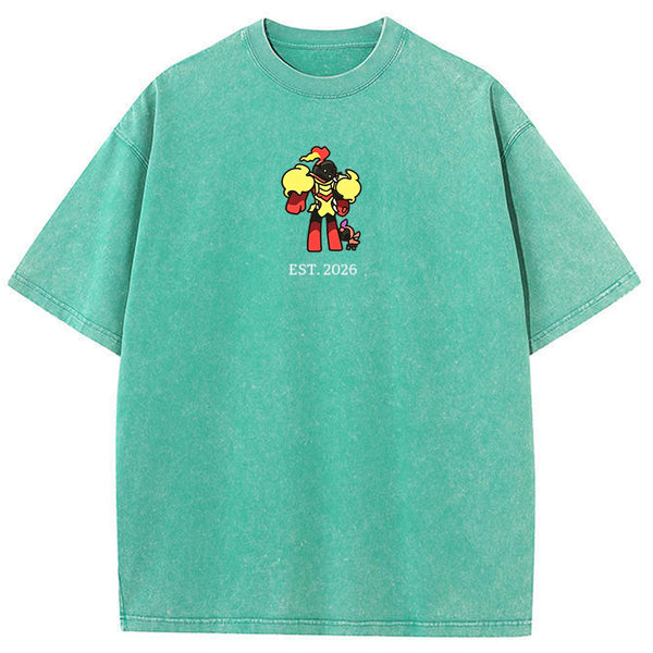 Cute Parent & Kid Armarouge Vintage Washed T-Shirt