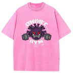 Grunge Ghost Gym Gengar Wash Vintage Tee | Pokemon Anime