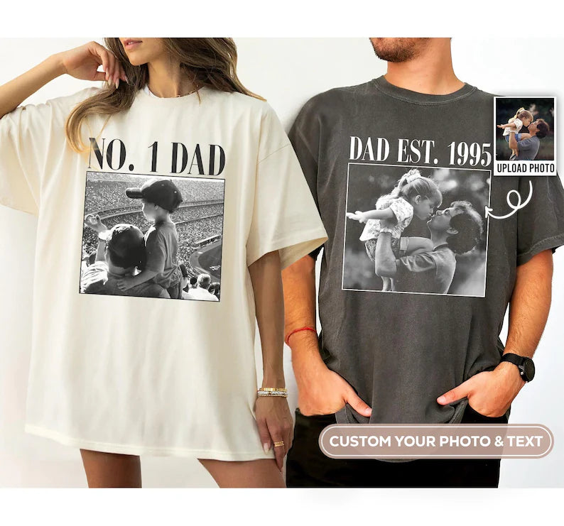 Custom Photo Dad Shirt Main image