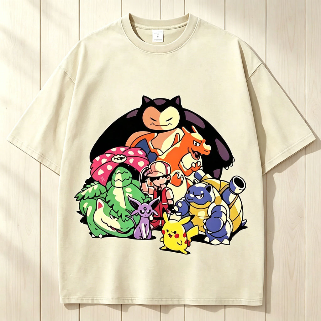 The Original Pokémon Unisex Vintage Washed Tee
