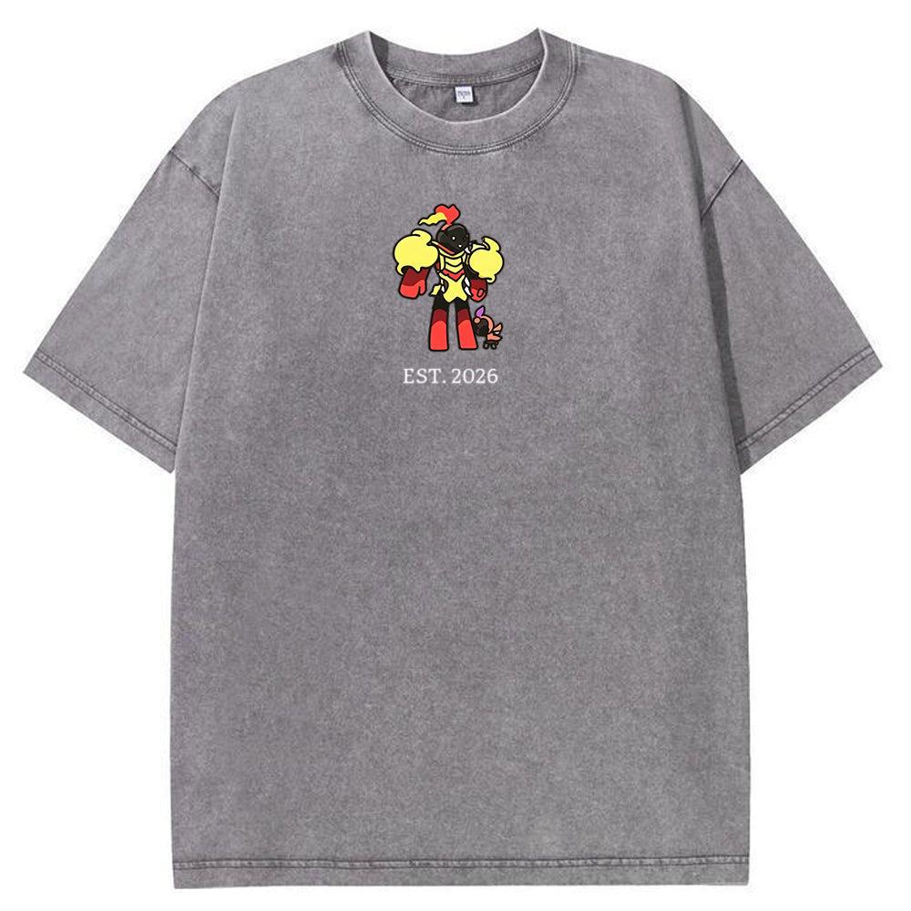 Cute Parent & Kid Armarouge Vintage Washed T-Shirt