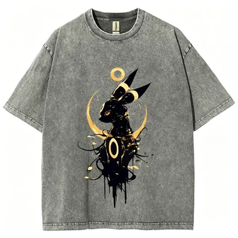 Umbreon Unisex Vintage Washed Tee