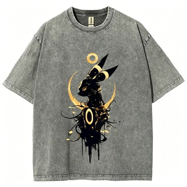 Umbreon Unisex Vintage Washed Tee