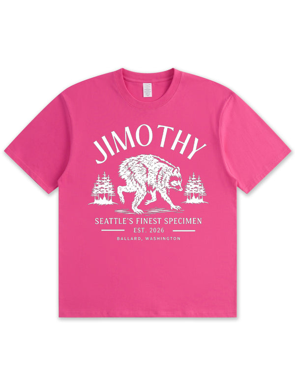 Seattle Racoon Trash Panda Graphic Soft Cotton T-Shirt