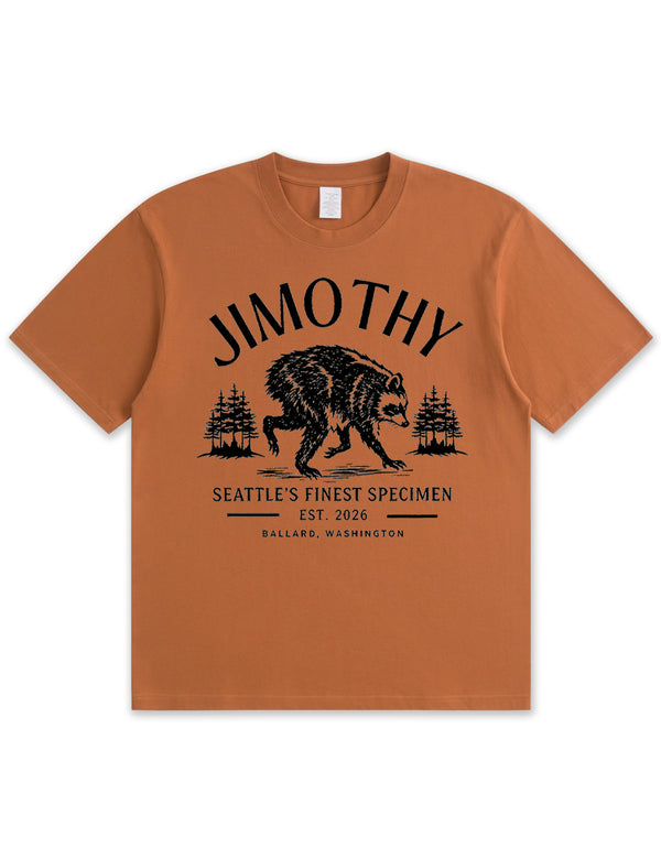 Seattle Racoon Trash Panda Graphic Soft Cotton T-Shirt