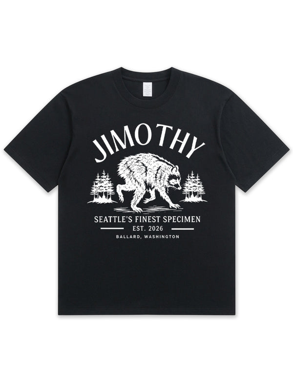 Seattle Racoon Trash Panda Graphic Soft Cotton T-Shirt