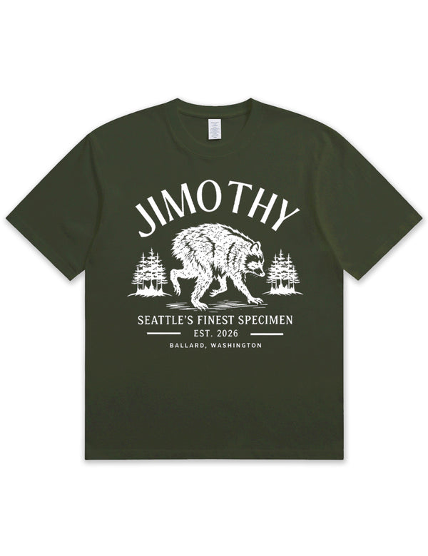 Seattle Racoon Trash Panda Graphic Soft Cotton T-Shirt