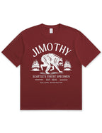 Seattle Racoon Trash Panda Graphic Soft Cotton T-Shirt