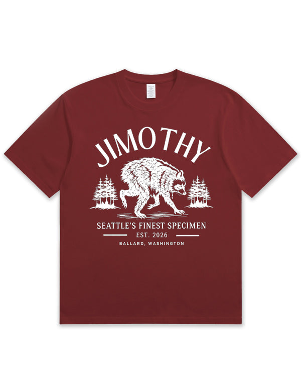 Seattle Racoon Trash Panda Graphic Soft Cotton T-Shirt