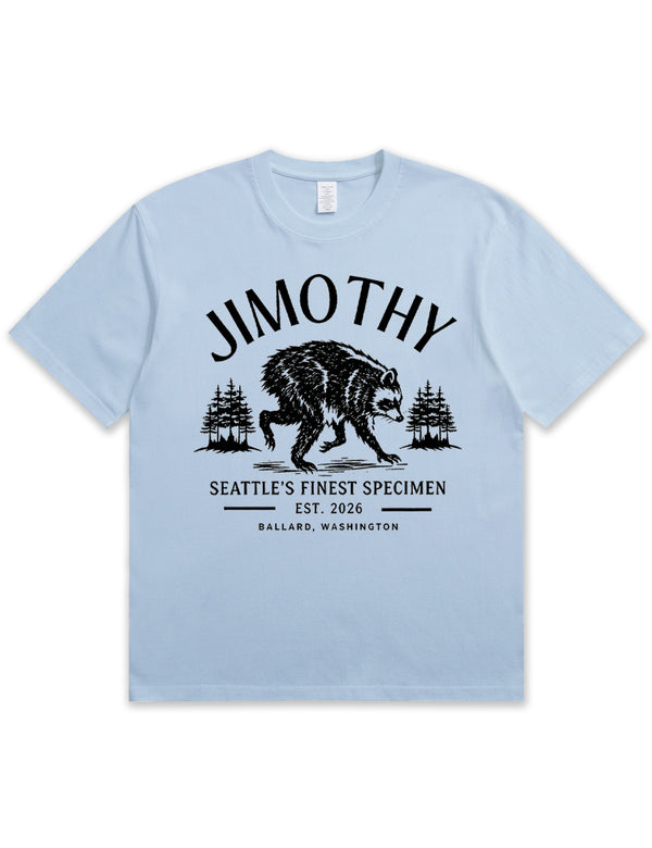 Seattle Racoon Trash Panda Graphic Soft Cotton T-Shirt