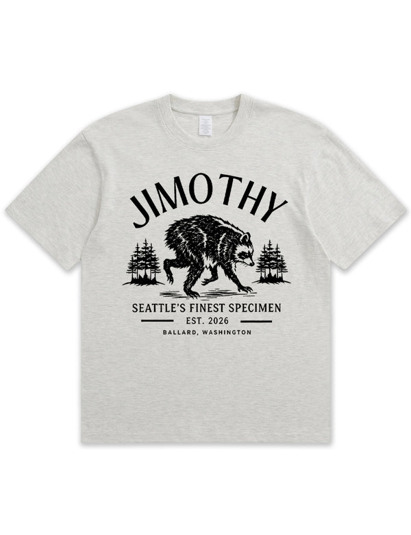 Seattle Racoon Trash Panda Graphic Soft Cotton T-Shirt