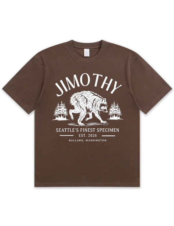 Seattle Racoon Trash Panda Graphic Soft Cotton T-Shirt