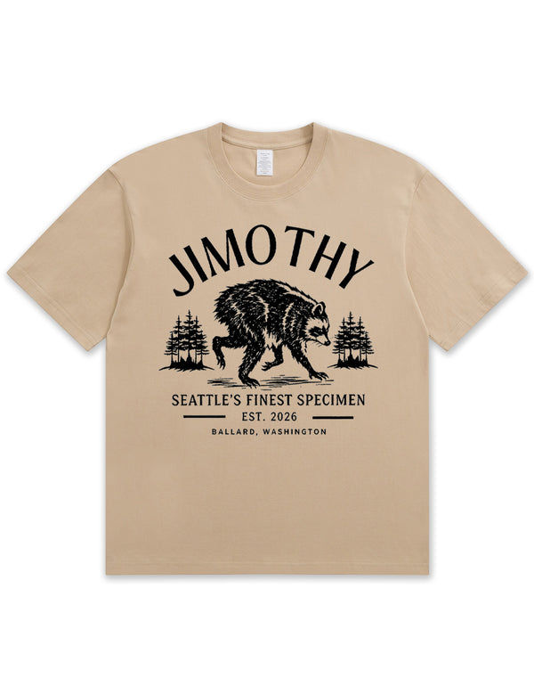 Seattle Racoon Trash Panda Graphic Soft Cotton T-Shirt