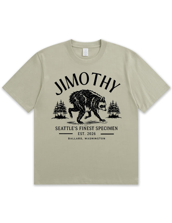 Seattle Racoon Trash Panda Graphic Soft Cotton T-Shirt