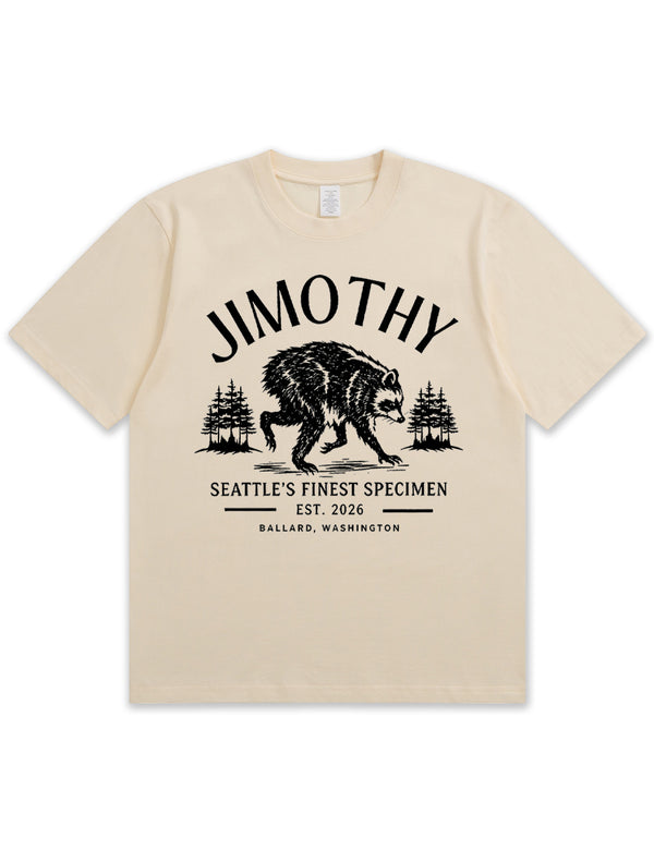Seattle Racoon Trash Panda Graphic Soft Cotton T-Shirt