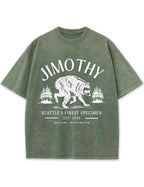 Seattle Racoon Trash Panda Graphic Vintage Washed T-Shirt