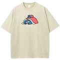 Cute Parent & Kid Snorlax Vintage Washed T-Shirt