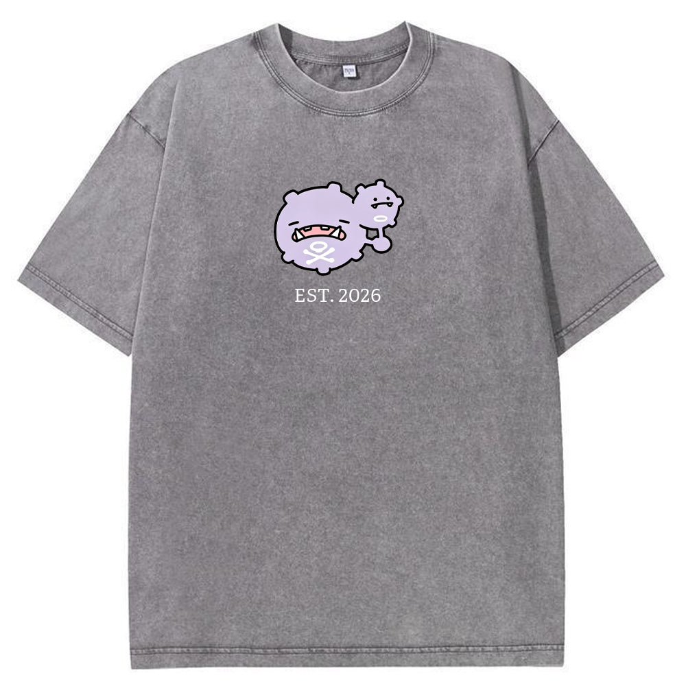 Cute Parent & Kid Koffing Vintage Washed T-Shirt
