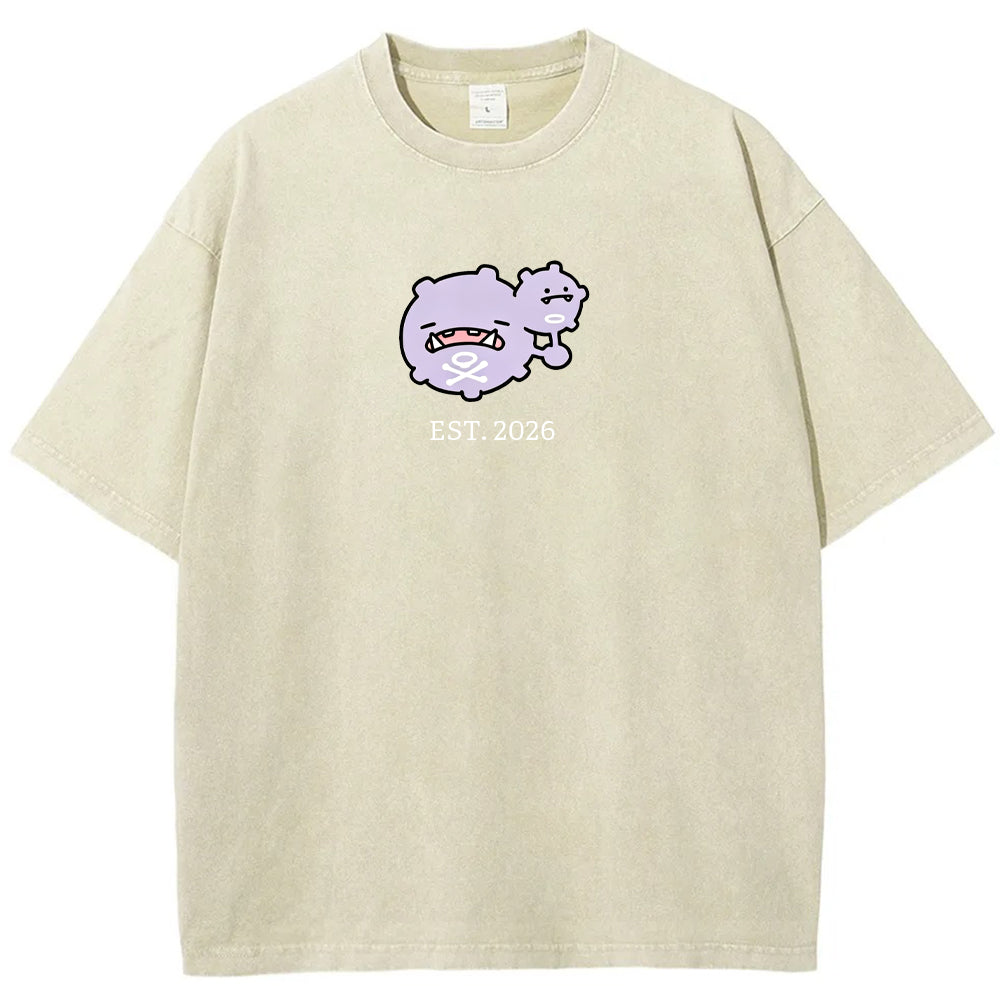 Cute Parent & Kid Koffing Vintage Washed T-Shirt