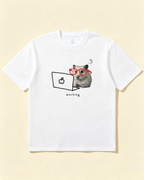 Working Hamster Tee – Cute Graphic T-Shirt