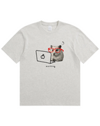 Working Hamster Tee – Cute Graphic T-Shirt